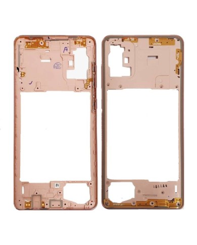 Carcasa Intermedia Samsung Galaxy A71 (A715) Rosa