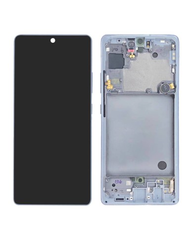 Pantalla Completa Original con Marco Samsung Galaxy A71 5G, A716 Azul
