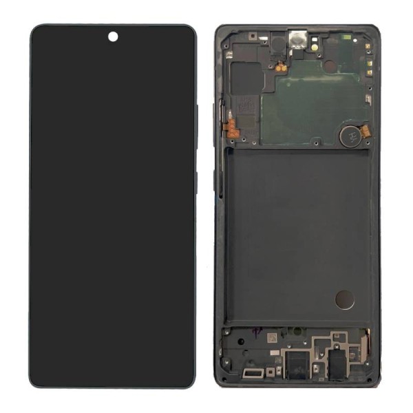 Pantalla Completa Original con Marco Samsung Galaxy A71 5G, A716 Negro