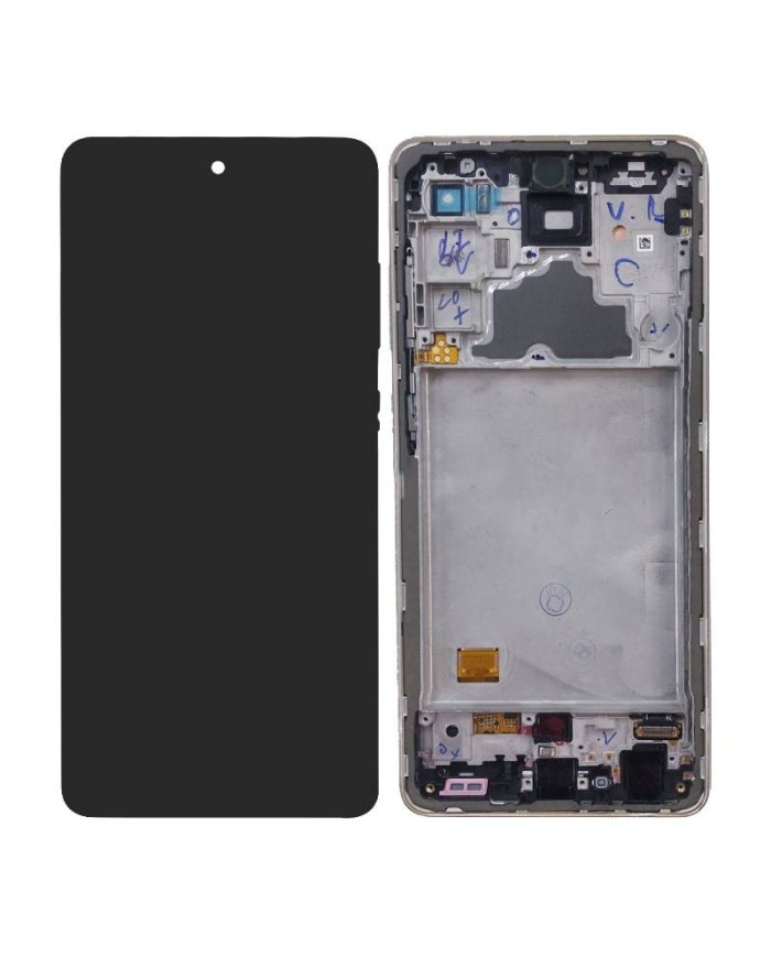 Pantalla Completa Original con Marco Samsung Galaxy A72 5G (A725, A726) Blanco