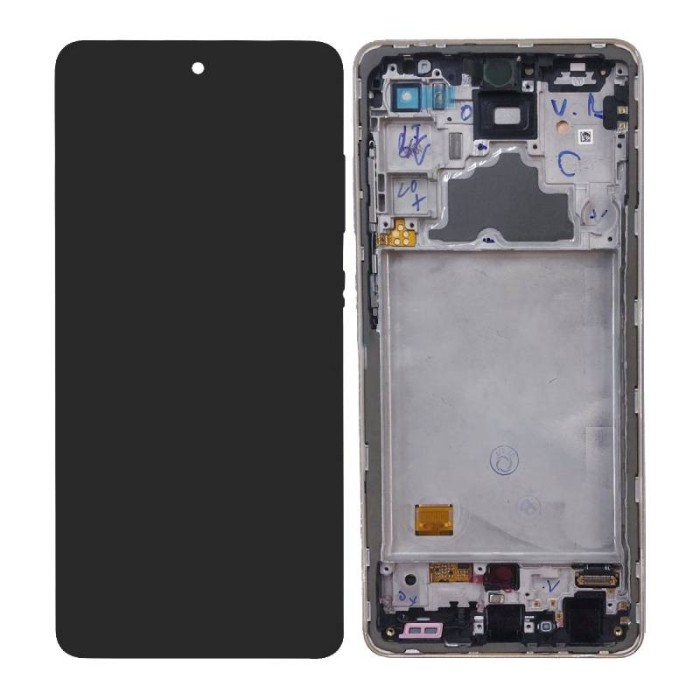 Pantalla Completa Original con Marco Samsung Galaxy A72 5G (A725, A726) Blanco