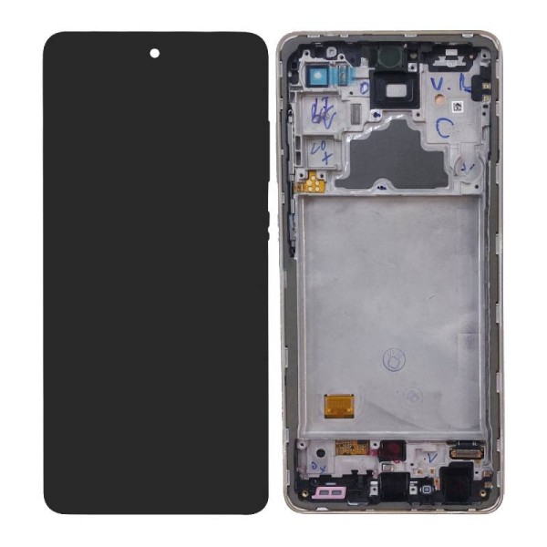 Pantalla Completa Original con Marco Samsung Galaxy A72 5G (A725, A726) Blanco
