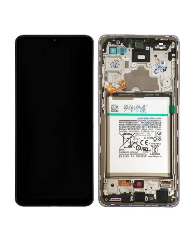 Pantalla Completa Original con Marco Samsung Galaxy A72 5G (A725, A726) Lila - Violeta