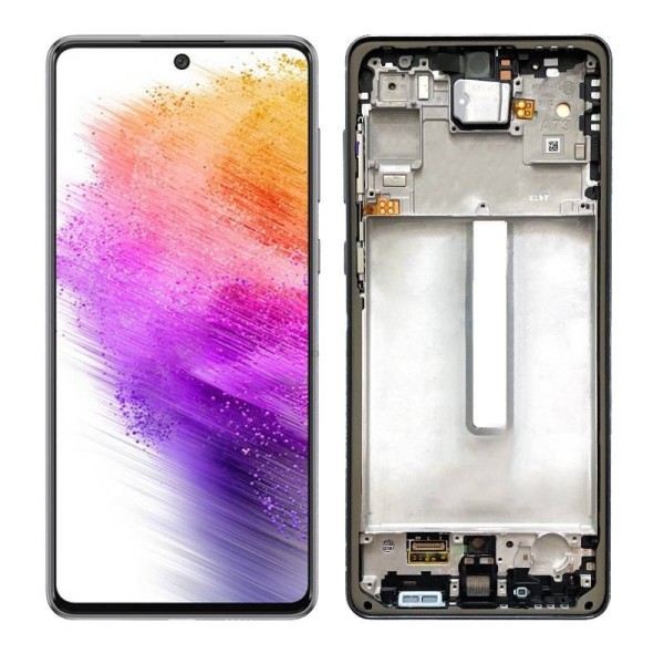 Pantalla Completa Original con Marco Samsung Galaxy A73 5G (A736) Gris