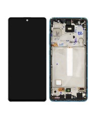 Pantalla Completa Original con Marco Samsung Galaxy A52 5G Azul