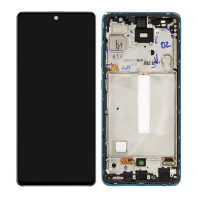 Pantalla Completa Original con Marco Samsung Galaxy A52 5G Azul