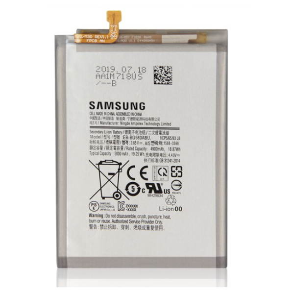 Bateria Samsung Galaxy M20, M30 EB-BG580ABU