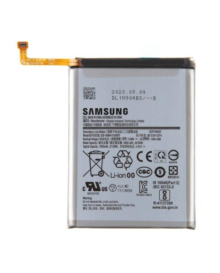 Bateria Samsung Galaxy M62 (M625) EB-BM415ABY