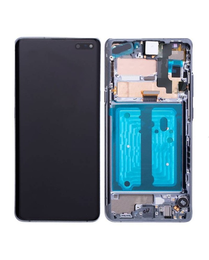 Pantalla Completa Original Samsung Galaxy S10 5G Plata