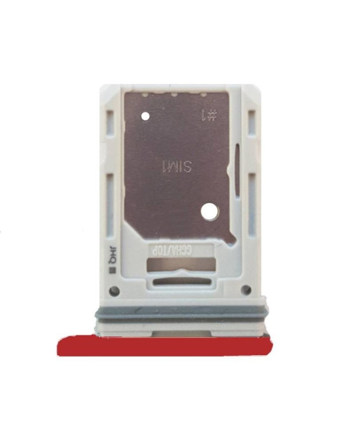 Bandeja Dual Sim y MicroSd Samsung Galaxy S20 FE G780 Rojo