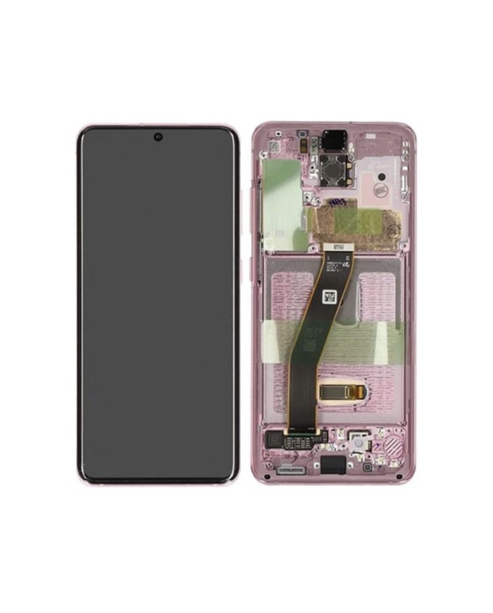 Pantalla Completa Original con Marco Samsung Galaxy S20 G981 G980 Rosa