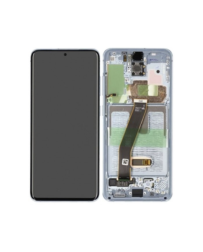 Pantalla Completa Original con Marco Samsung Galaxy S20 G980 G981 Azul