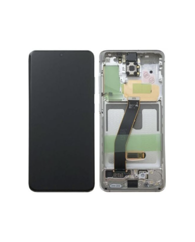 Pantalla Completa Original con Marco Samsung Galaxy S20 en color gris