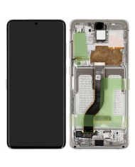 Pantalla Completa Original Samsung Galaxy S20 Plus, S20 Plus 5G Blanco