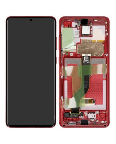 Pantalla Completa Original Samsung Galaxy S20 Plus, S20 Plus 5G Rojo