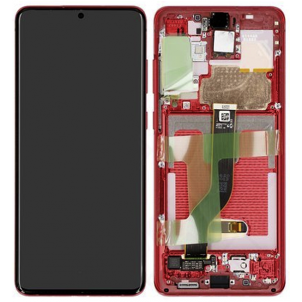 Pantalla Completa Original Samsung Galaxy S20 Plus, S20 Plus 5G Rojo