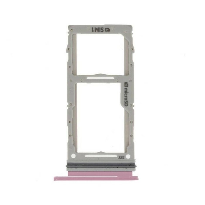 Bandeja Sim y MicroSD Samsung Galaxy S20 Plus (G985, G986) Rosa