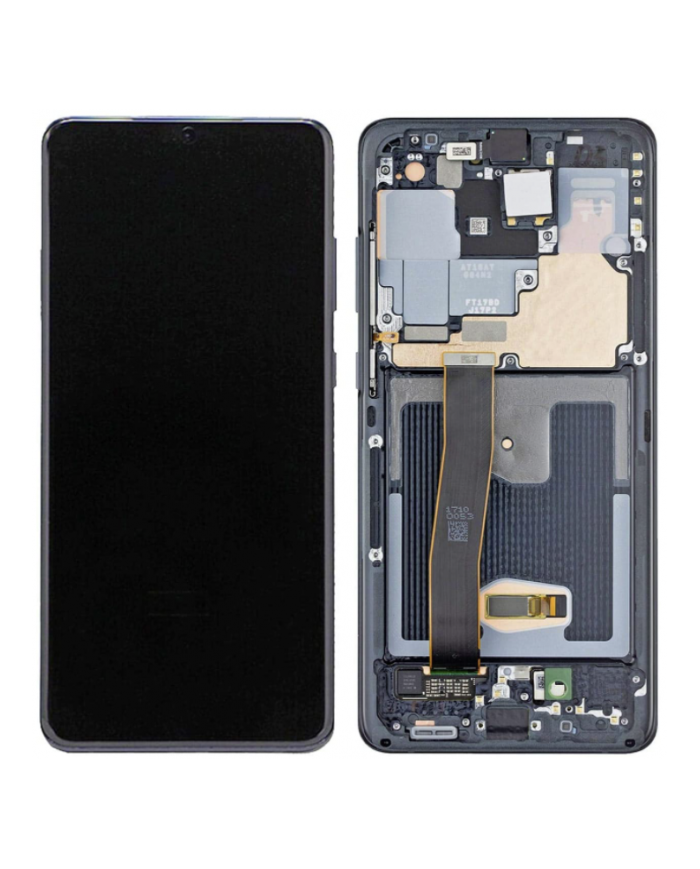 Pantalla Completa Original con Marco Samsung Galaxy S20 Ultra G988 Negra
