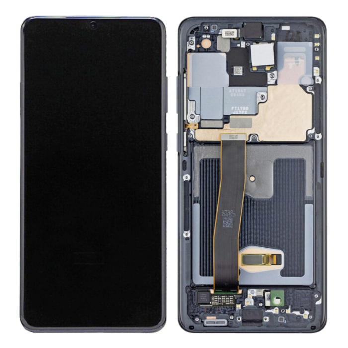 Pantalla Completa Original con Marco Samsung Galaxy S20 Ultra G988 Negra