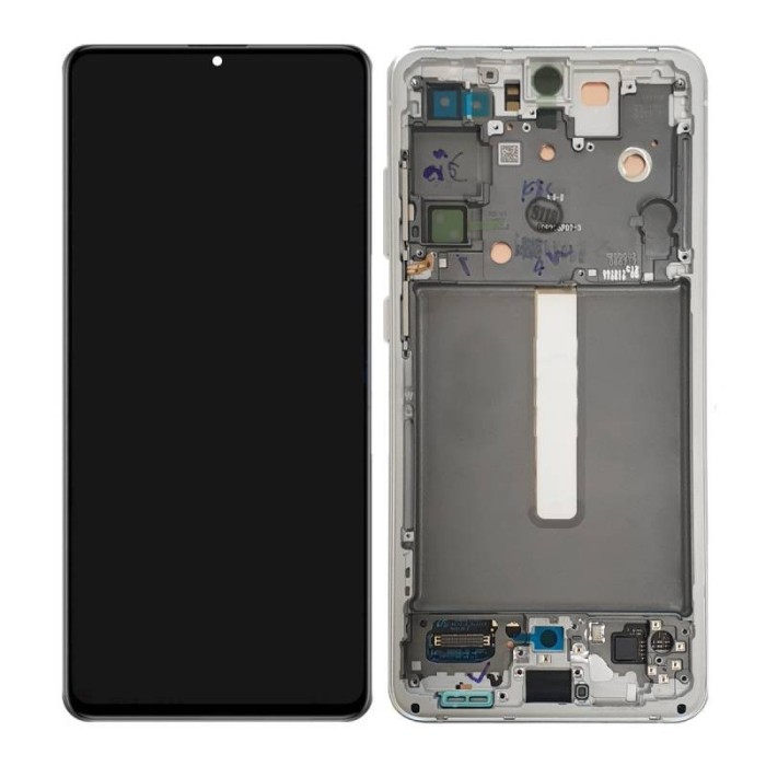 Pantalla Original Lcd + Tactil con Marco Samsung Galaxy S21 FE (G990) Plata