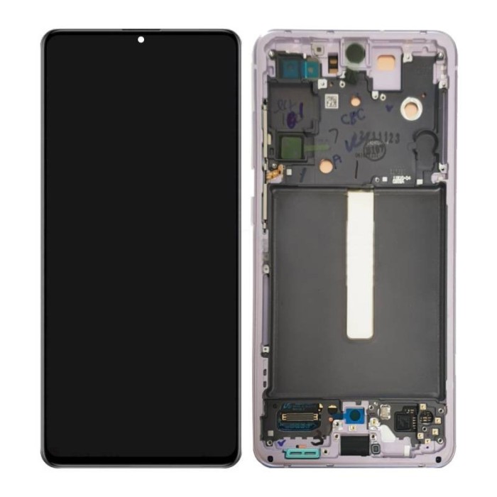 Pantalla Original Lcd + Tactil con Marco Samsung Galaxy S21 FE (G990) Violeta