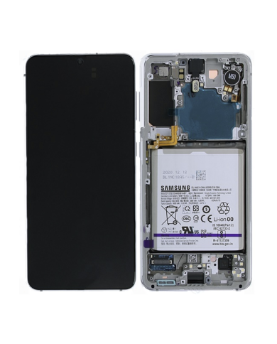 Pantalla Completa Original Samsung Galaxy S21 5G (G991) Plata