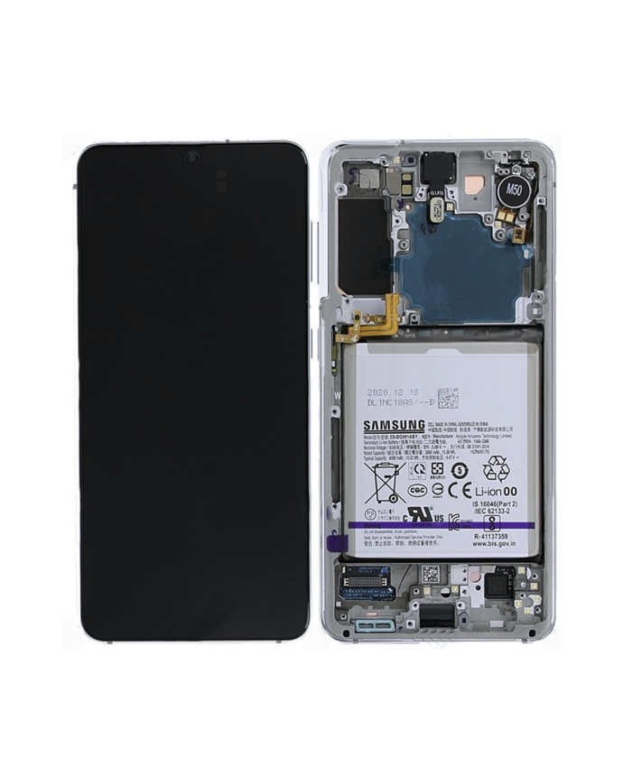 Pantalla Completa Original Samsung Galaxy S21 5G (G991) Plata