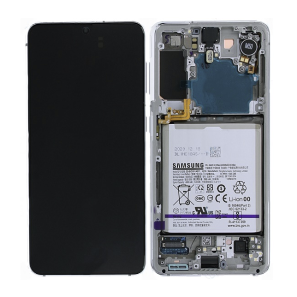 Pantalla Completa Original Samsung Galaxy S21 5G (G991) Plata
