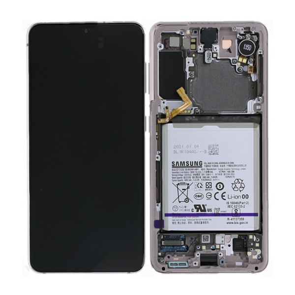 Pantalla Completa Original Samsung Galaxy S21 5G (G991) Rosa