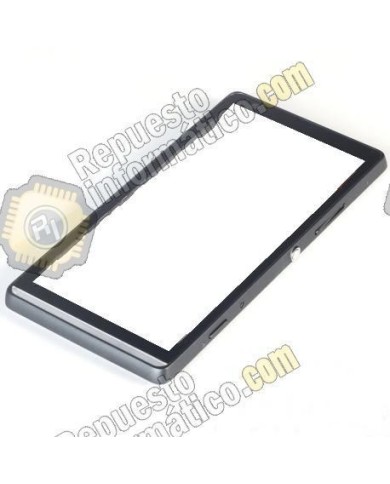 Marco Frontal + boton power y volumen silver Xperia SP M35H (Desmontaje)