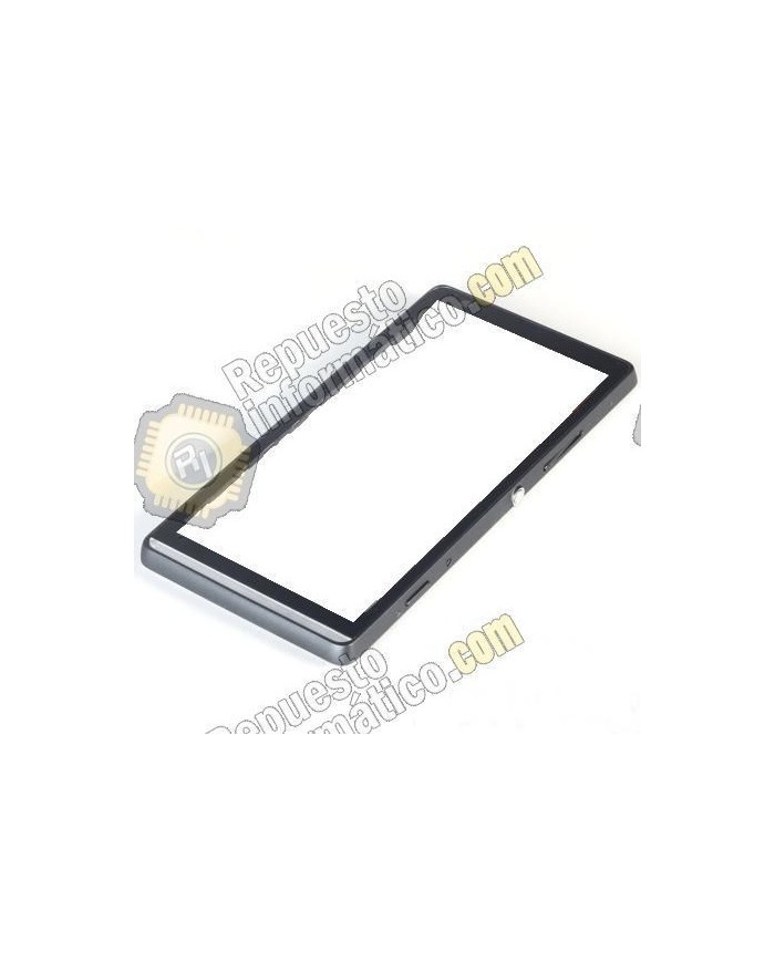 Marco Frontal + boton power y volumen silver Xperia SP M35H (Desmontaje)