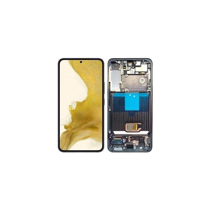 Pantalla Original Lcd + Tactil con Marco Samsung Galaxy S22 Plus (S906) Negr0