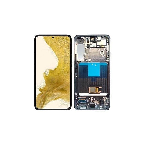 Pantalla Original Lcd + Tactil con Marco Samsung Galaxy S22 Plus (S906) Negr0