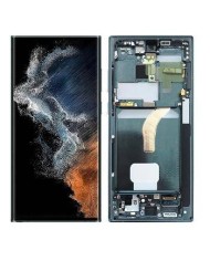Pantalla Original Lcd + Tactil con Marco Samsung Galaxy S22 Ultra S908 Verde