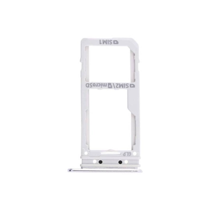 Bandeja SIM y MicroSD para Samsung Galaxy Note 8, N950 Plata