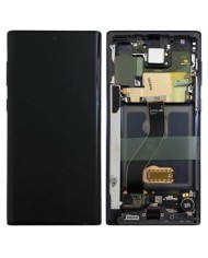 Pantalla Lcd + Tactil con Marco Samsung Galaxy Note 10 N970 Negro