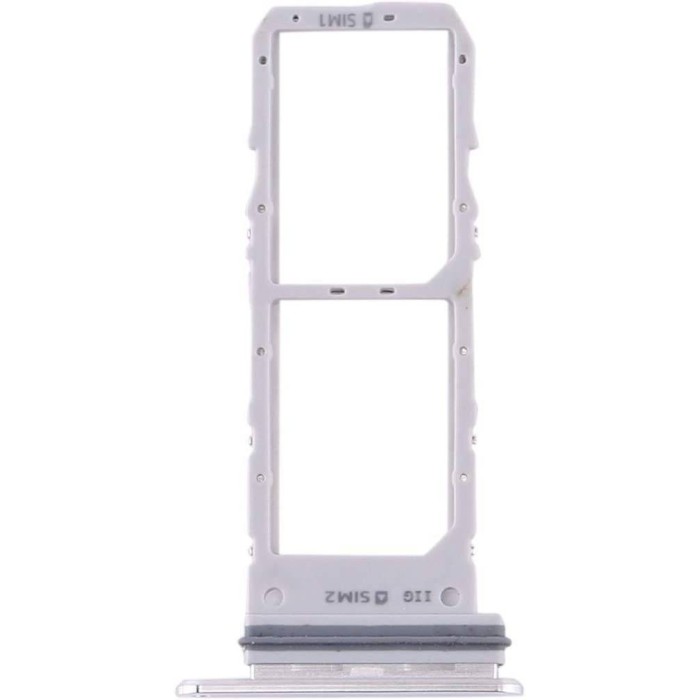 Bandeja Dual Sim Samsung Galaxy Note 10 N970 en Color Blanco