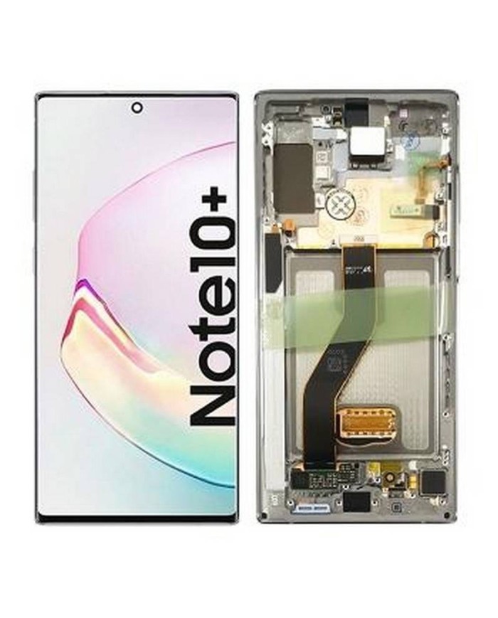 Pantalla Lcd + Tactil con Marco Samsung Galaxy Note 10 Plus N975 Plata