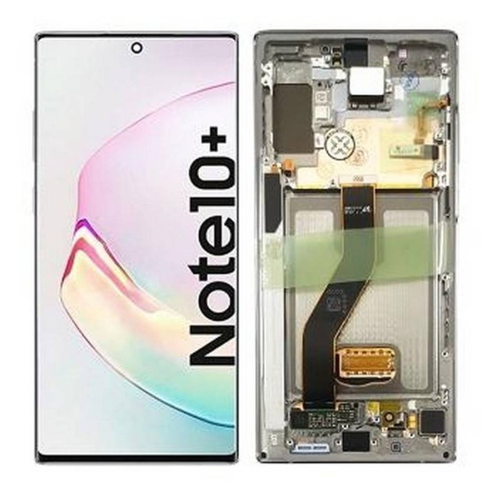 Pantalla Lcd + Tactil con Marco Samsung Galaxy Note 10 Plus N975 Blanca