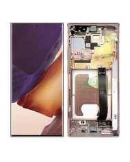 Pantalla Completa Original con Marco Samsung Galaxy Note 20 Ultra N986 Dorada-Bronze