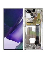 Pantalla Completa Original con Marco Samsung Galaxy Note 20 Ultra N986 Blanco