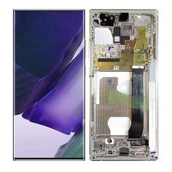 Pantalla Completa Original con Marco Samsung Galaxy Note 20 Ultra N986 Blanco