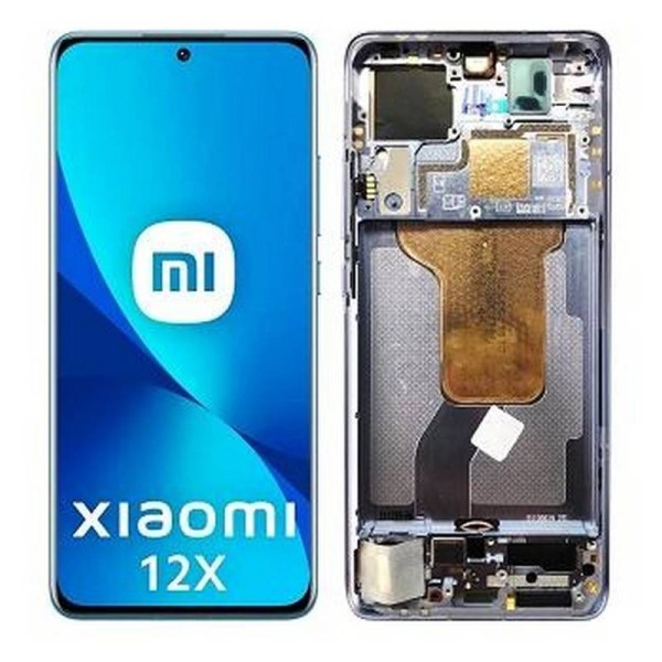 Pantalla Original Con Marco para Xiaomi 12X Azul 2112123AC