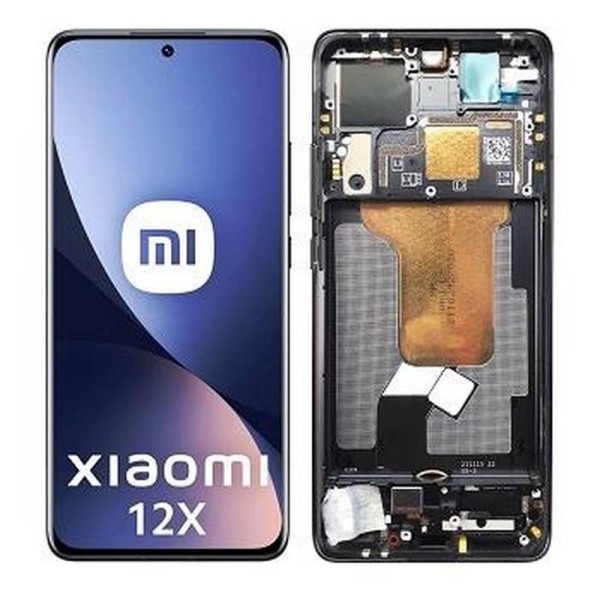 Pantalla Original Lcd + Tactil con Marco Xiaomi 12X Negro