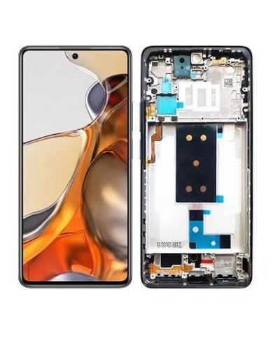 Pantalla Lcd + Tactil con Marco Xiaomi 11T, Xiaomi 11T Pro Negra