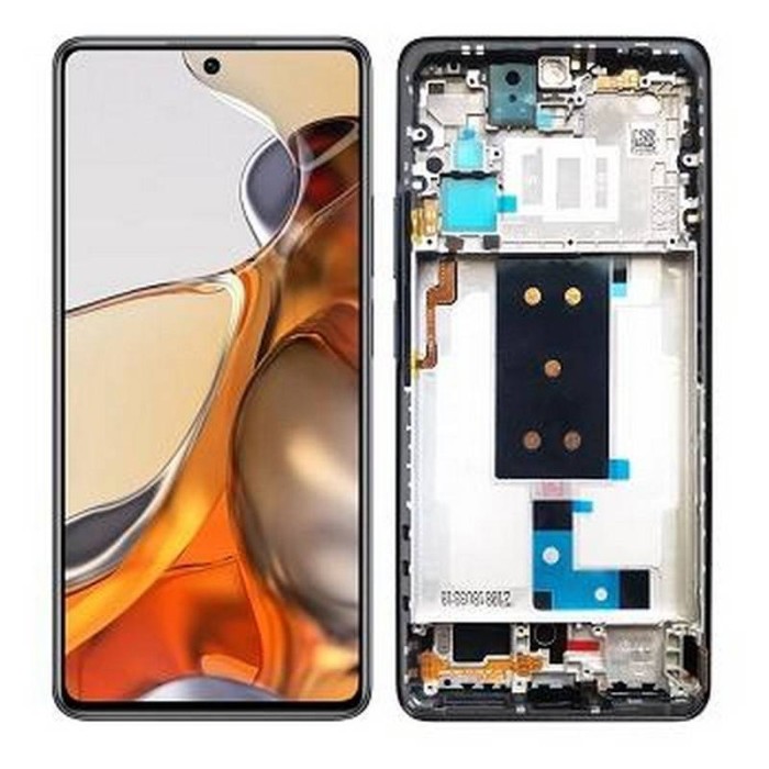 Pantalla Lcd + Tactil con Marco Xiaomi 11T, Xiaomi 11T Pro Negra