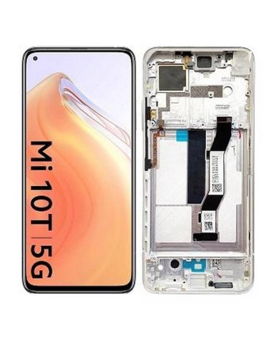 Comprar Pantalla Completa Original con Marco Xiaomi Mi 10T  plata