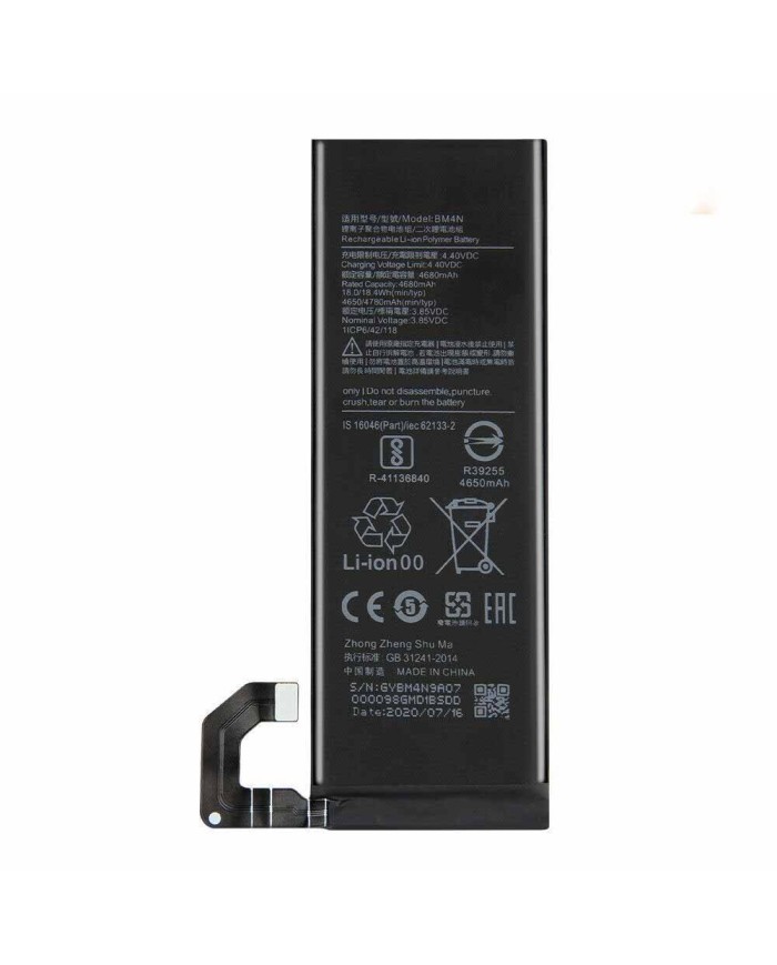 Bateria para Xiaomi Mi 10, Xiaomi Mi 10 Pro (BM4N)