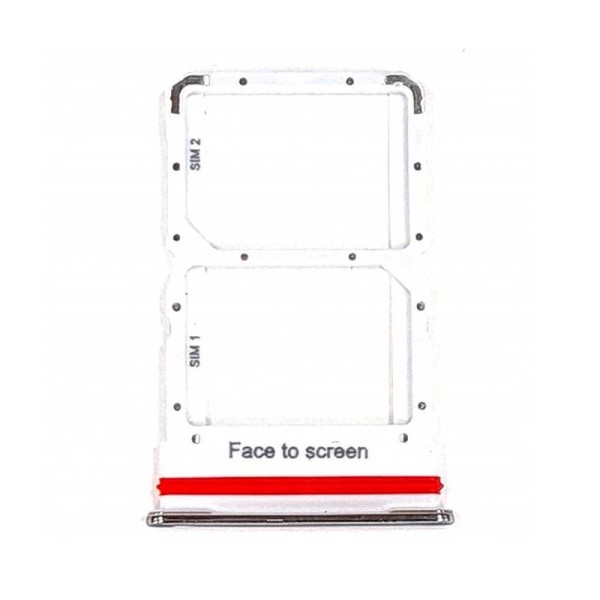 Bandeja Dual Sim Xiaomi Mi 10 Lite Plata