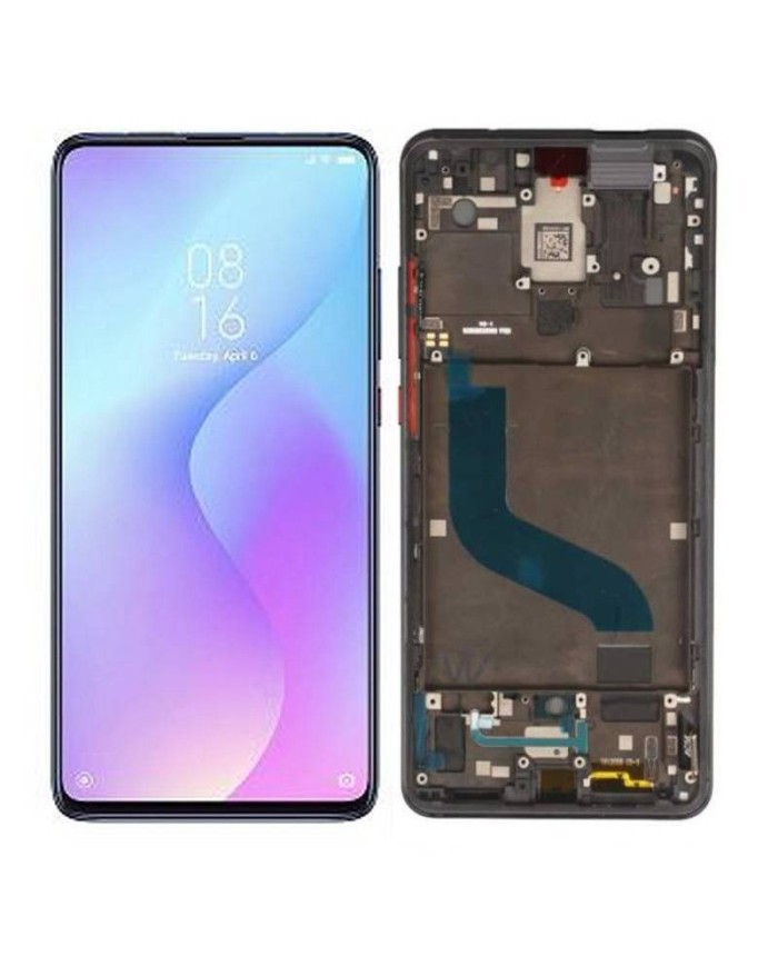 Pantalla Lcd + Tactil con Marco Xiaomi Mi 9T, Mi 9T Pro Negro